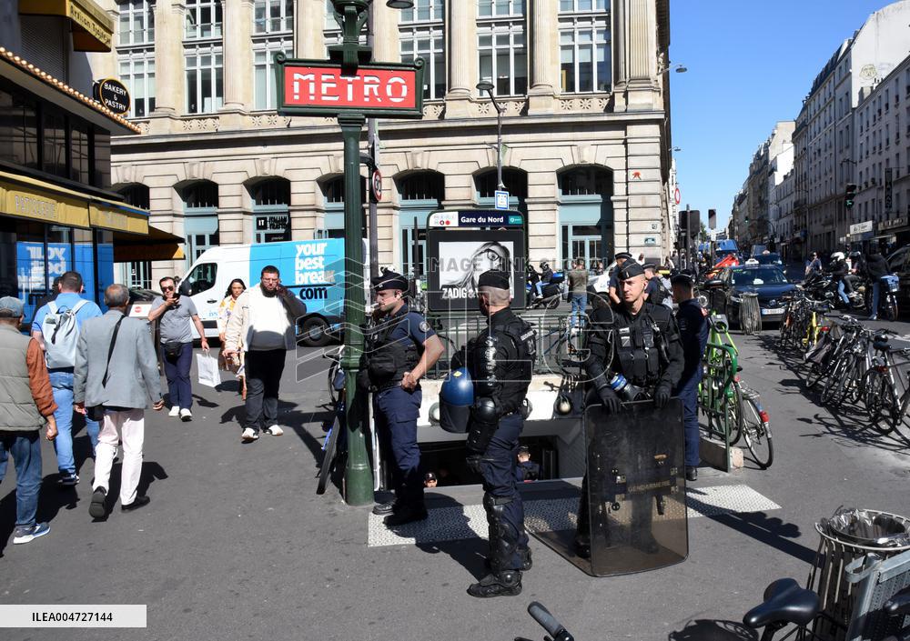 Transport Strike At Gare Du Nord Railway Station - Paris