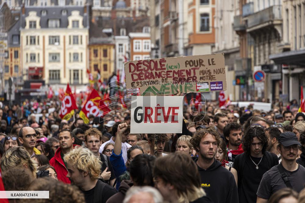 Nationwide Strikes Over Budget - Lille