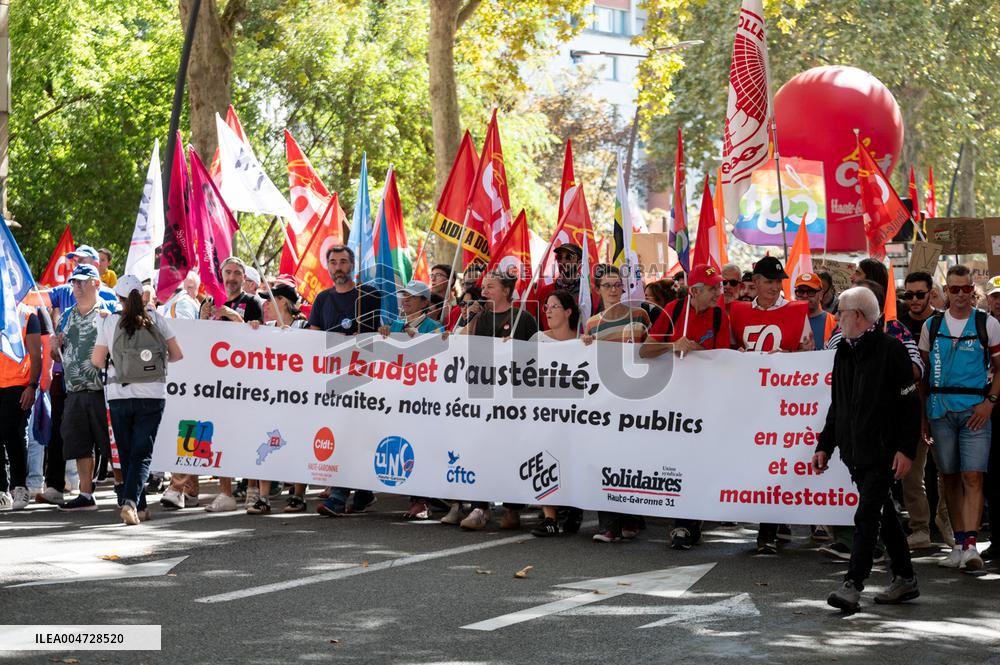 Nationwide Strikes Over Budget - Toulouse