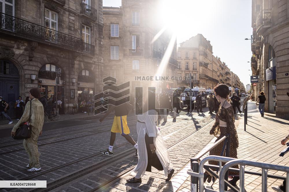 Nationwide Strikes Over Budget - Bordeaux