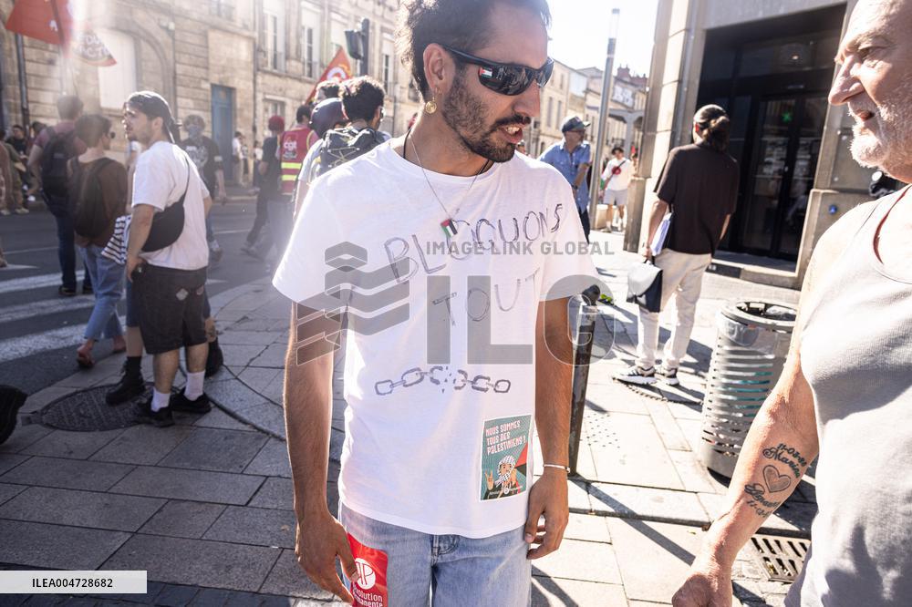 Nationwide Strikes Over Budget - Bordeaux