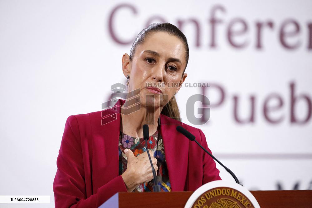 President Claudia Sheinbaum Holds Briefing - Mexico
