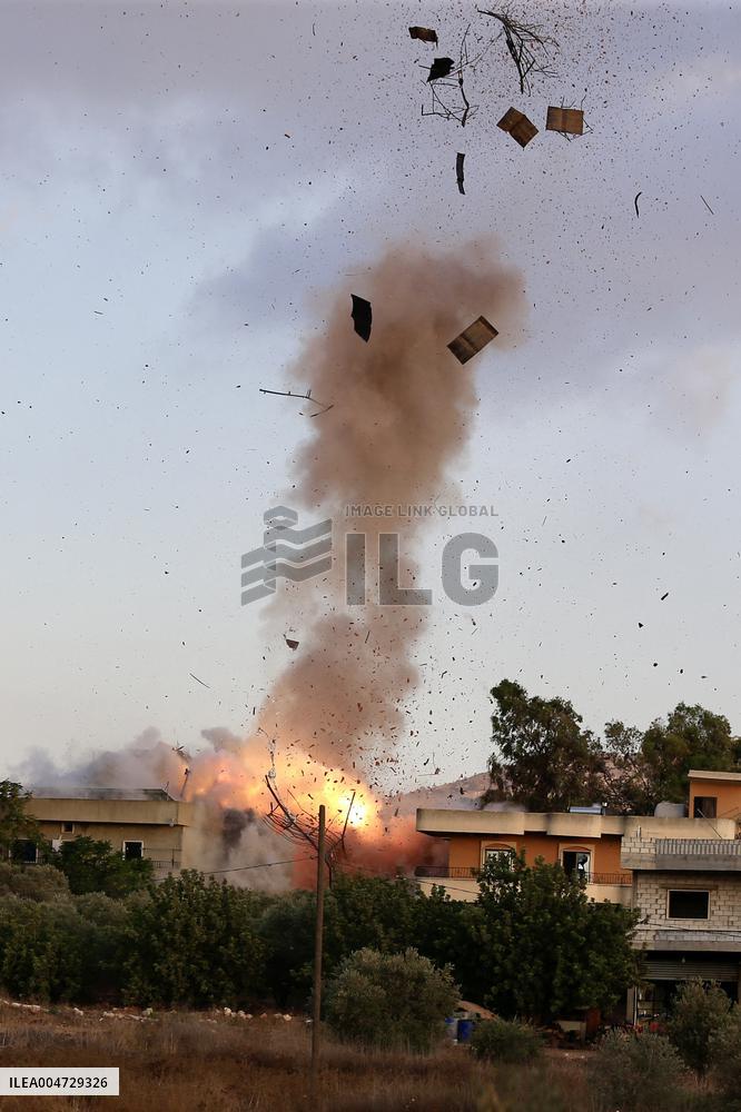 Israeli Army Carried out Several Airstrikes Across Southern Lebanon