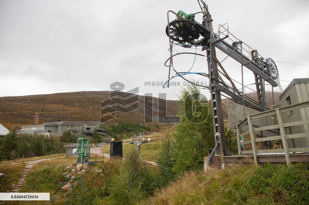 Illustration Scotland Cairngorm Mountain