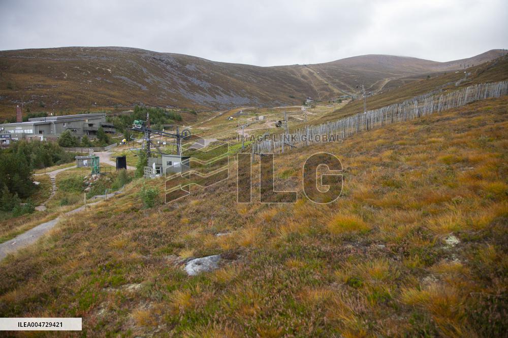 Illustration Scotland Cairngorm Mountain