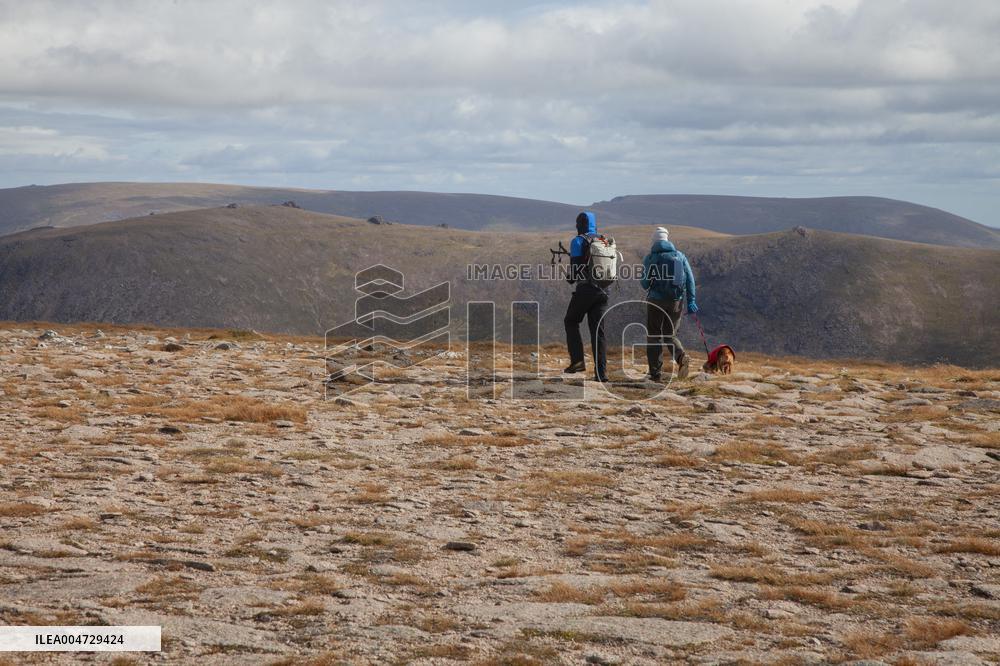 Illustration Scotland Cairngorm Mountain