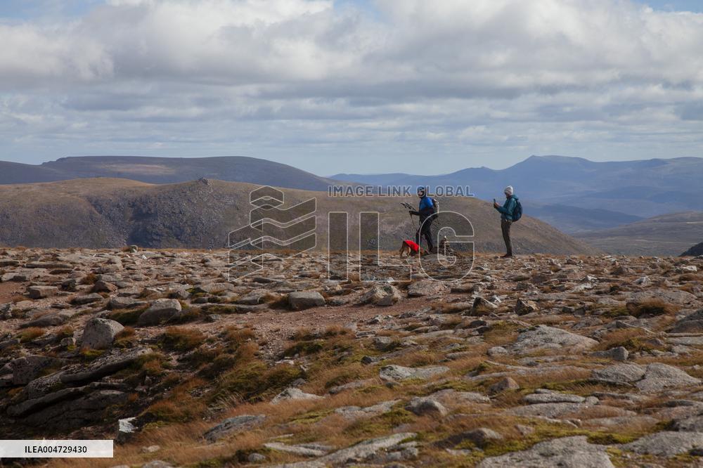 Illustration Scotland Cairngorm Mountain