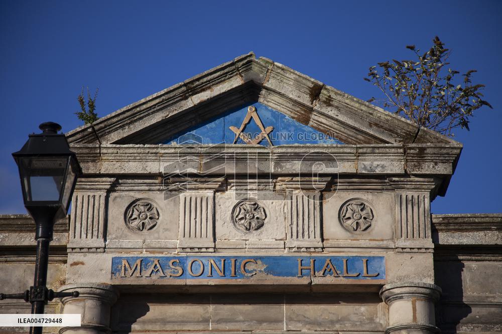 Illustration Scotland Helmsdale Masonic Lodge  St Donan