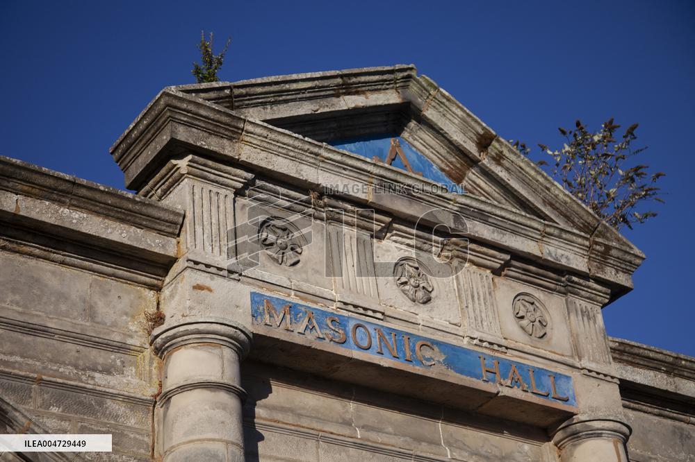 Illustration Scotland Helmsdale Masonic Lodge  St Donan