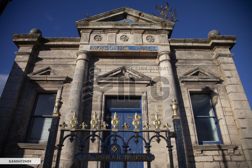 Illustration Scotland Helmsdale Masonic Lodge  St Donan