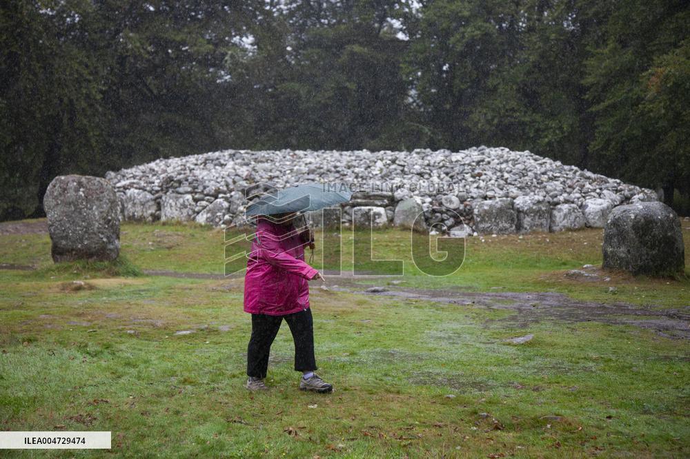 Illustration Scotland Clava Cairns