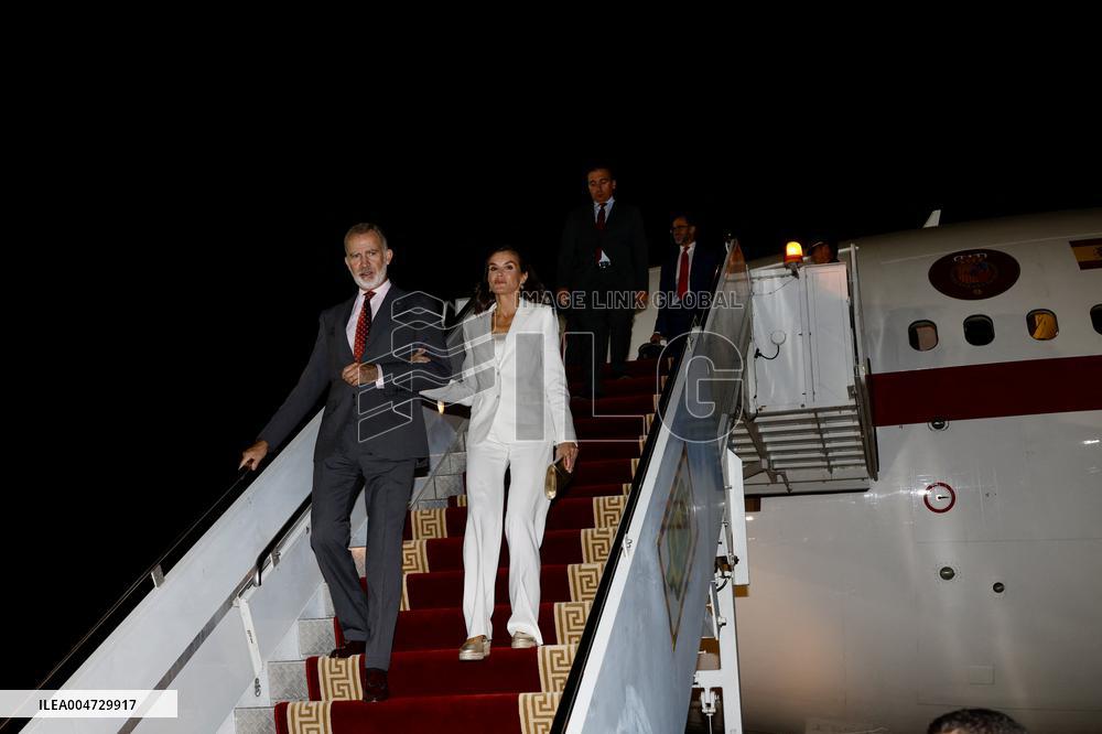 Spanish Royal Couple Visits Mortuary Temple Of Hatshepsut - Egypt