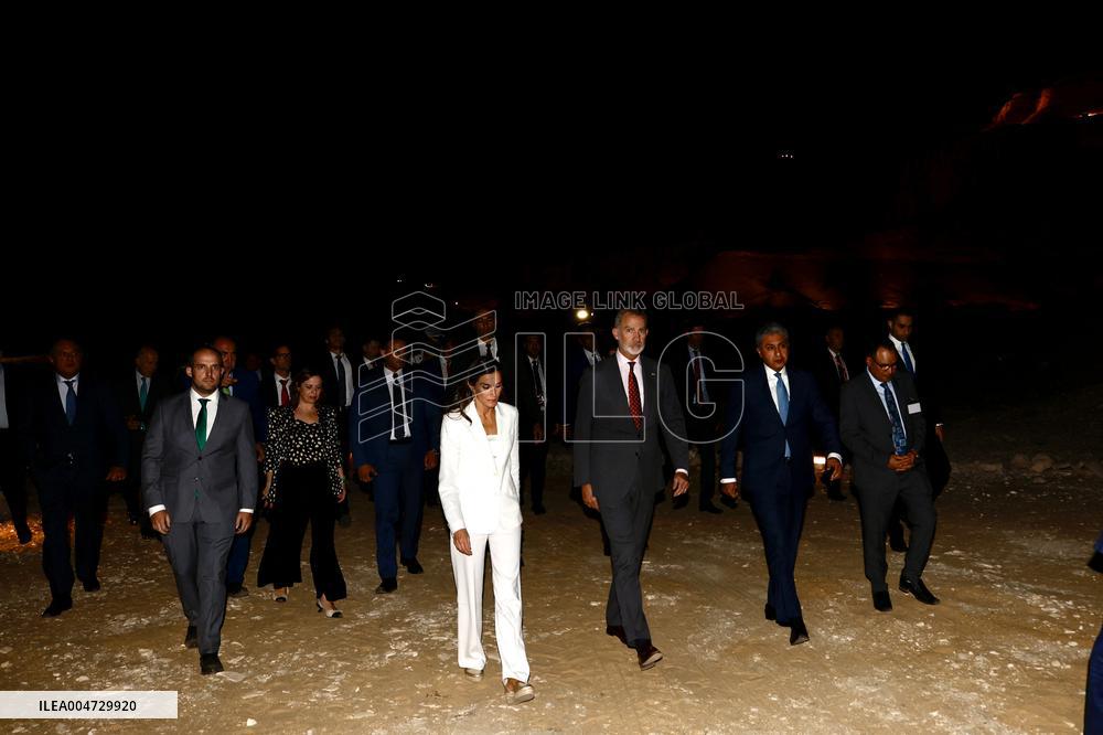 Spanish Royal Couple Visits Mortuary Temple Of Hatshepsut - Egypt