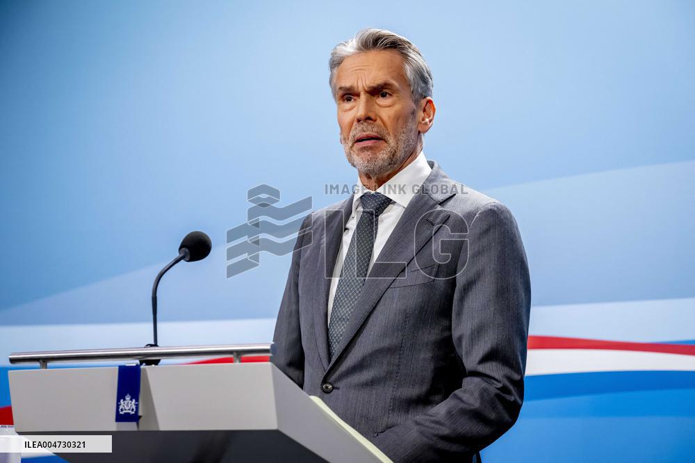 PM Dick Schoof At Weekly Press Conference - Netherlands