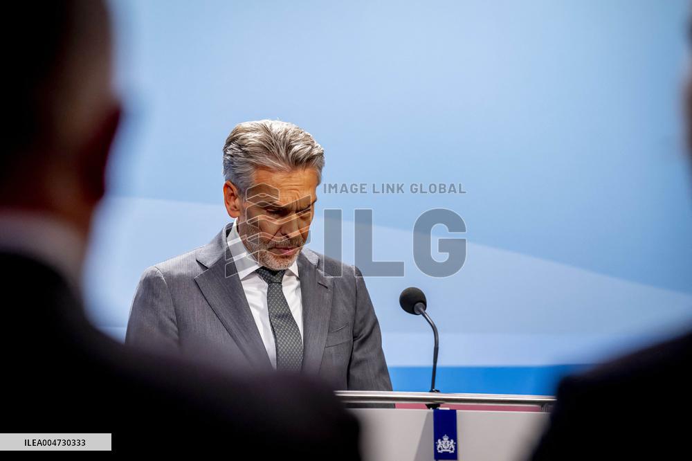PM Dick Schoof At Weekly Press Conference - Netherlands