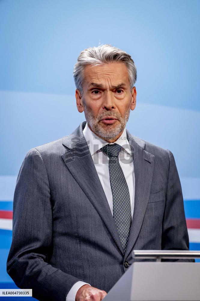 PM Dick Schoof At Weekly Press Conference - Netherlands
