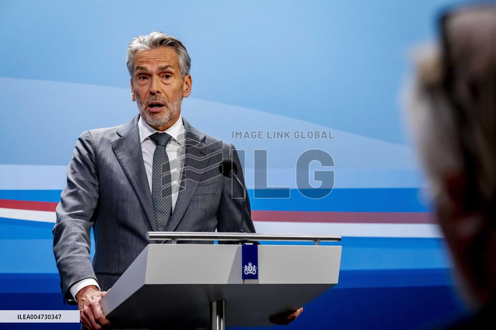 PM Dick Schoof At Weekly Press Conference - Netherlands