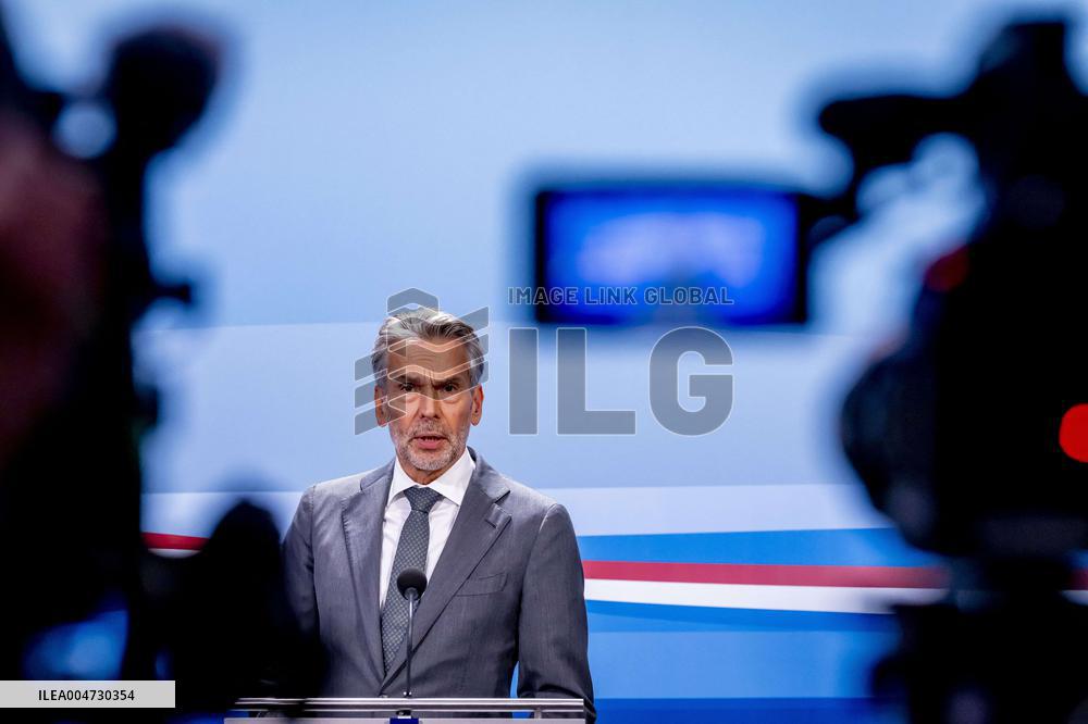 PM Dick Schoof At Weekly Press Conference - Netherlands