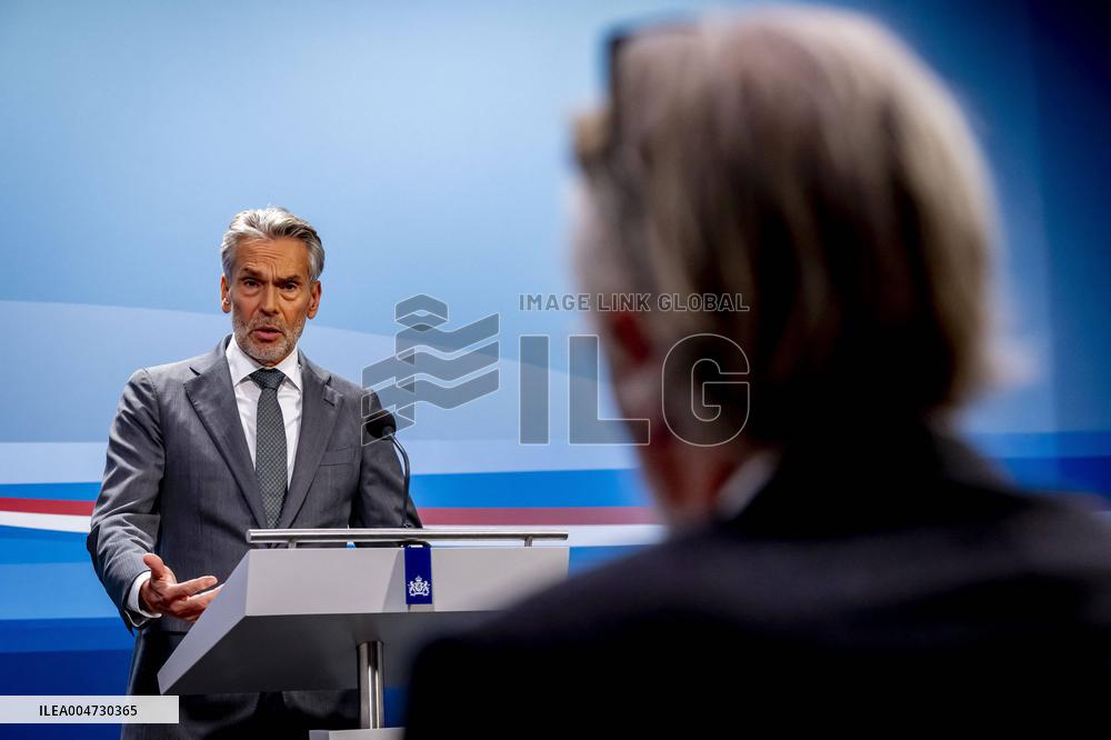 PM Dick Schoof At Weekly Press Conference - Netherlands