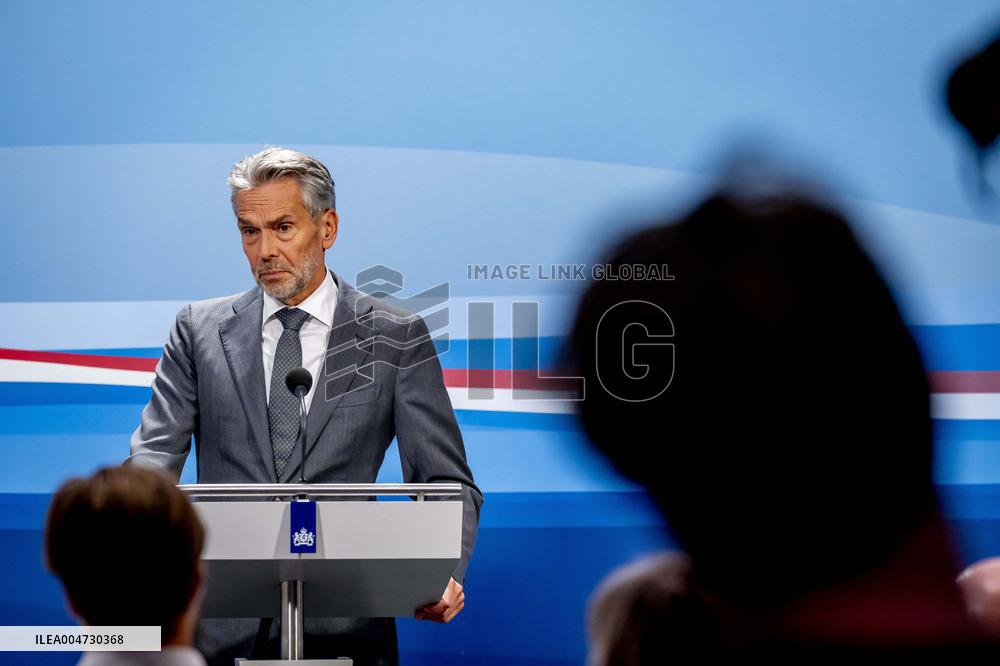PM Dick Schoof At Weekly Press Conference - Netherlands