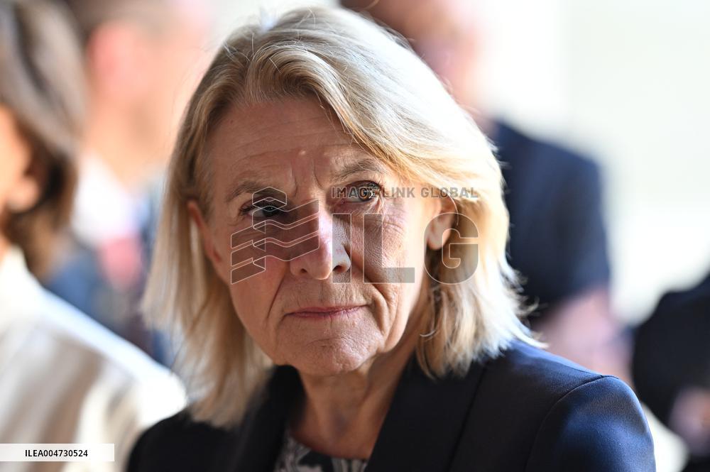 President Macron Visits Pontlevoy Abbey - Pontlevoy