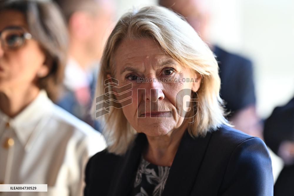 President Macron Visits Pontlevoy Abbey - Pontlevoy