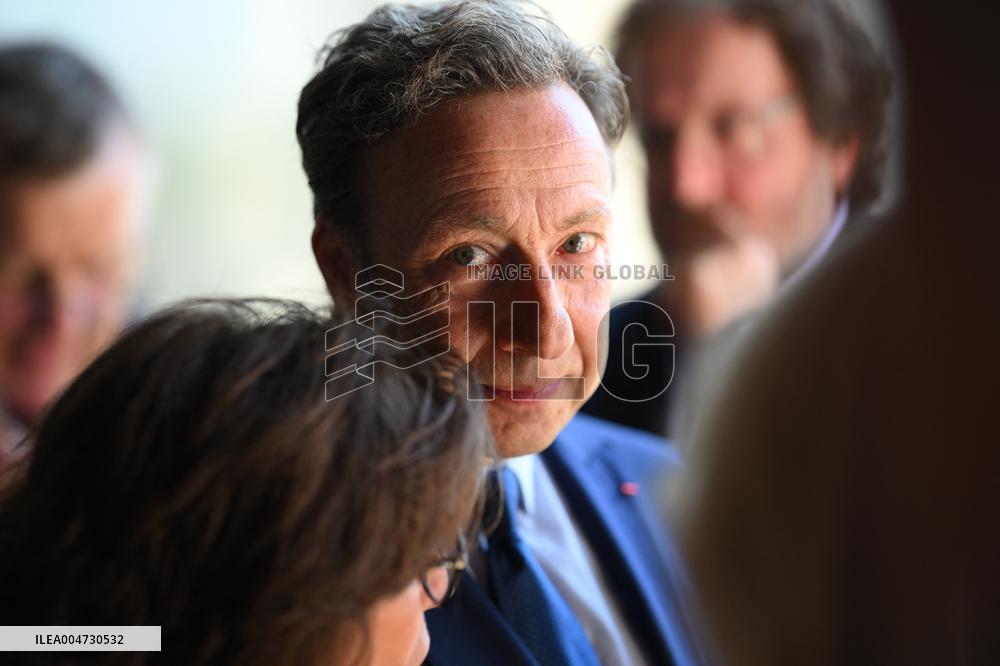 President Macron Visits Pontlevoy Abbey - Pontlevoy