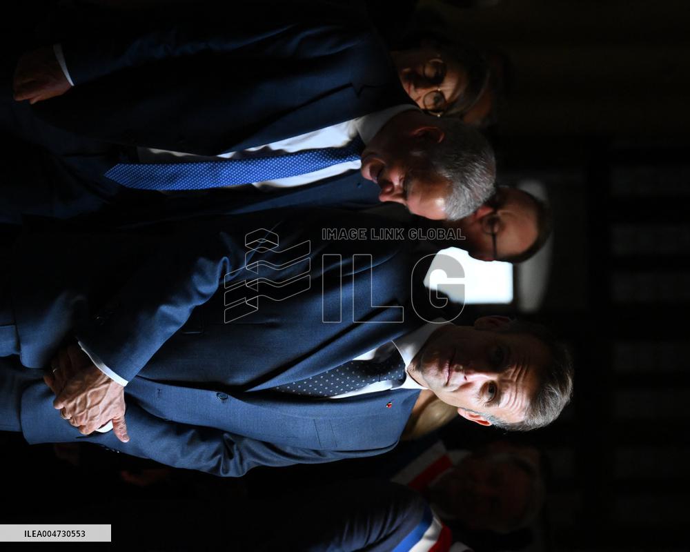 President Macron Visits Pontlevoy Abbey - Pontlevoy