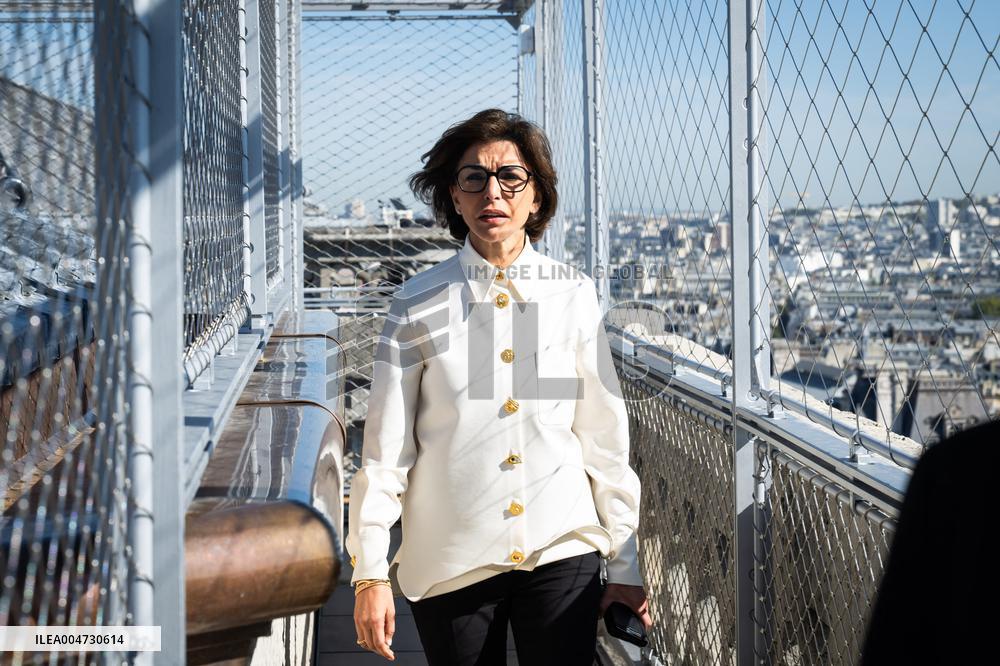 Macron Inauguration of The Towers of Notre-Dame Cathedral - Paris