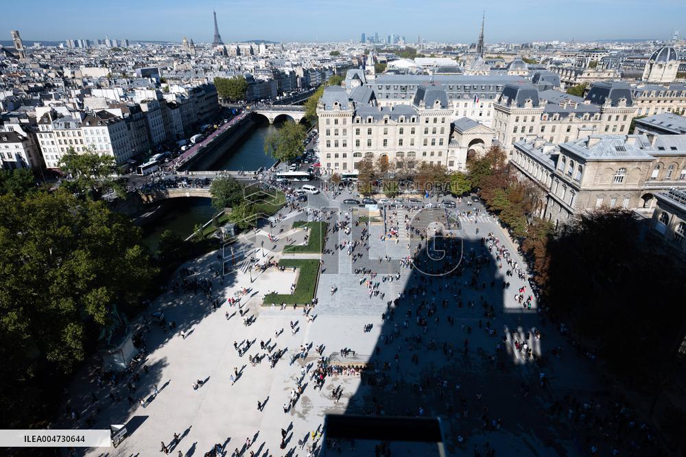 Inauguration of The Towers of Notre-Dame Cathedral - Paris