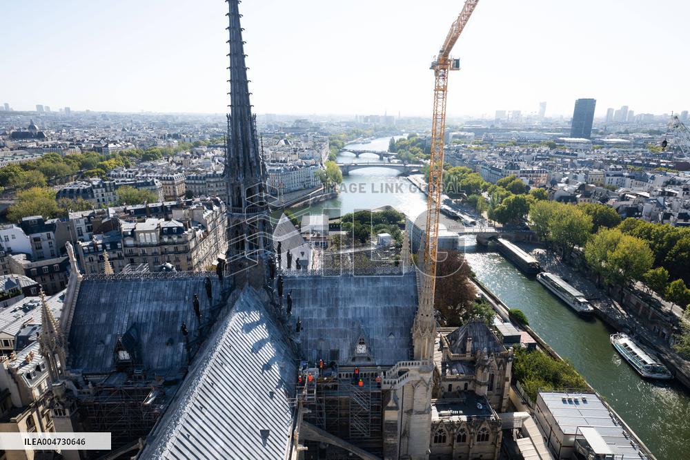 Inauguration of The Towers of Notre-Dame Cathedral - Paris