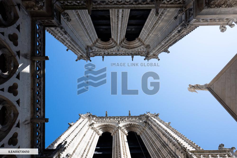 Inauguration of The Towers of Notre-Dame Cathedral - Paris