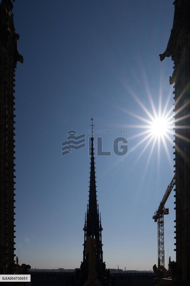 Inauguration of The Towers of Notre-Dame Cathedral - Paris