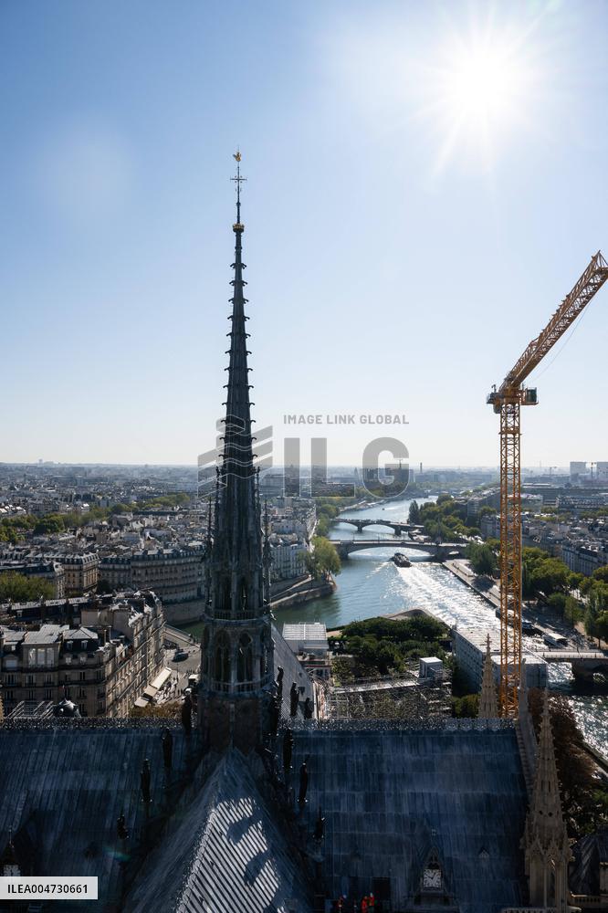 Inauguration of The Towers of Notre-Dame Cathedral - Paris
