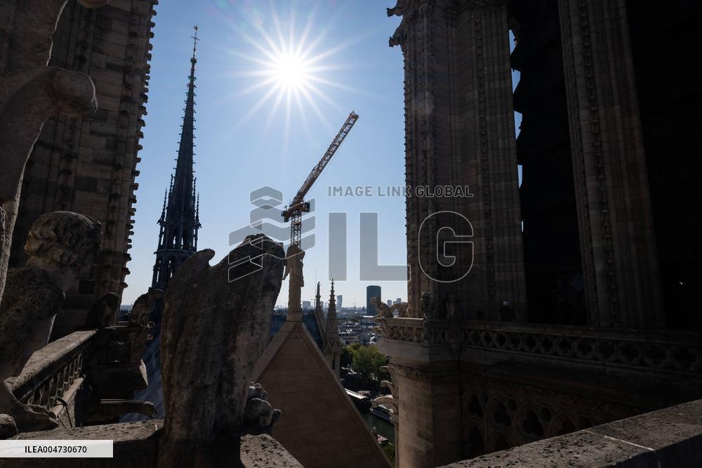 Inauguration of The Towers of Notre-Dame Cathedral - Paris