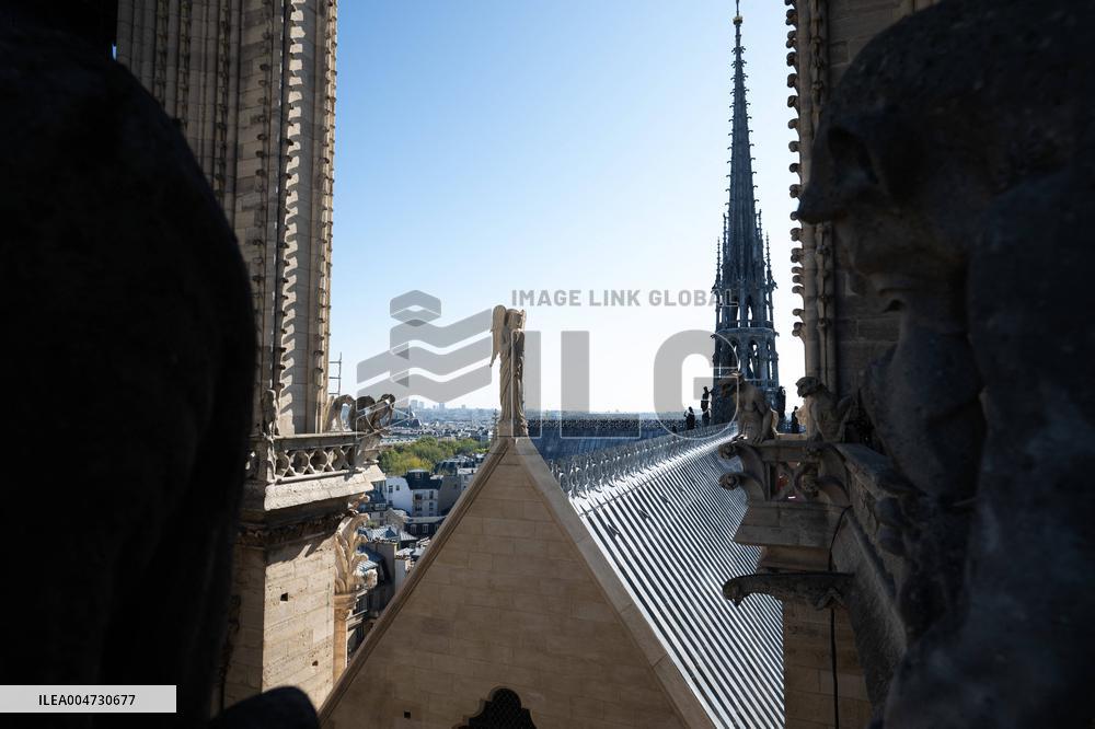 Inauguration of The Towers of Notre-Dame Cathedral - Paris