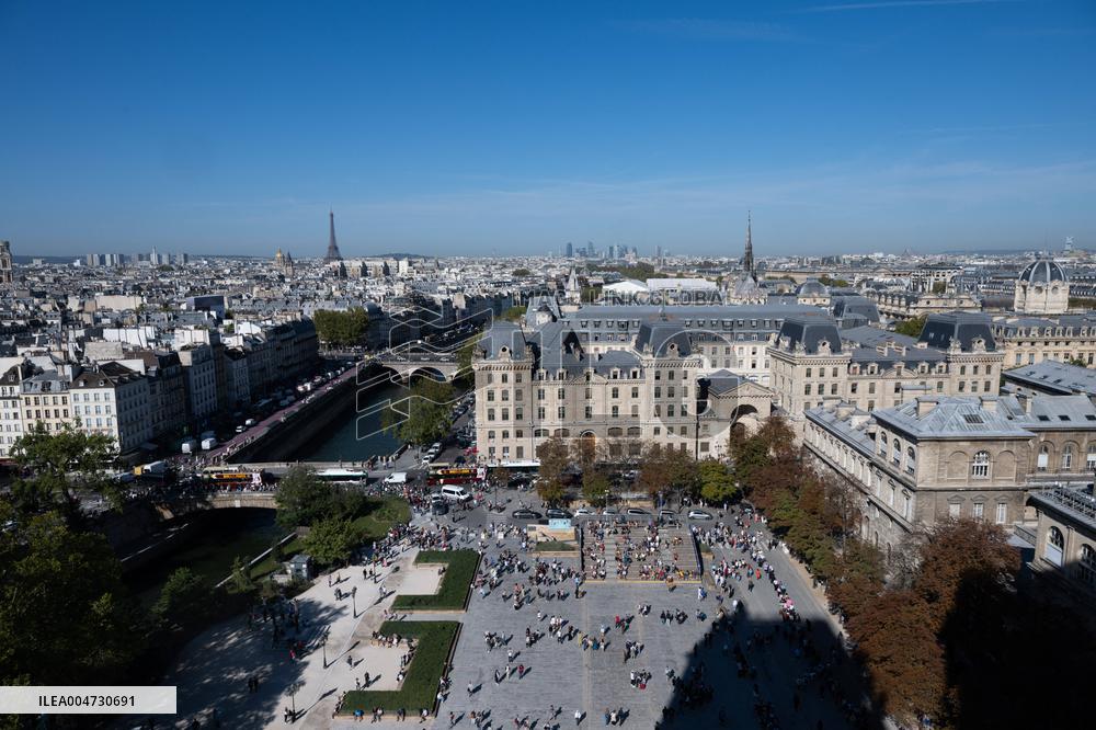 Inauguration of The Towers of Notre-Dame Cathedral - Paris