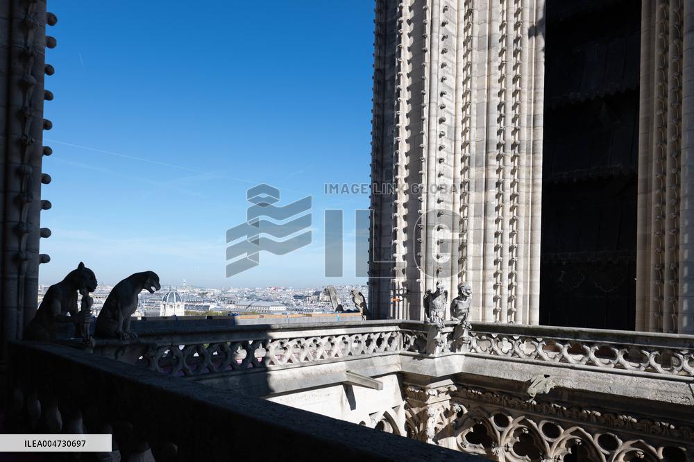 Inauguration of The Towers of Notre-Dame Cathedral - Paris