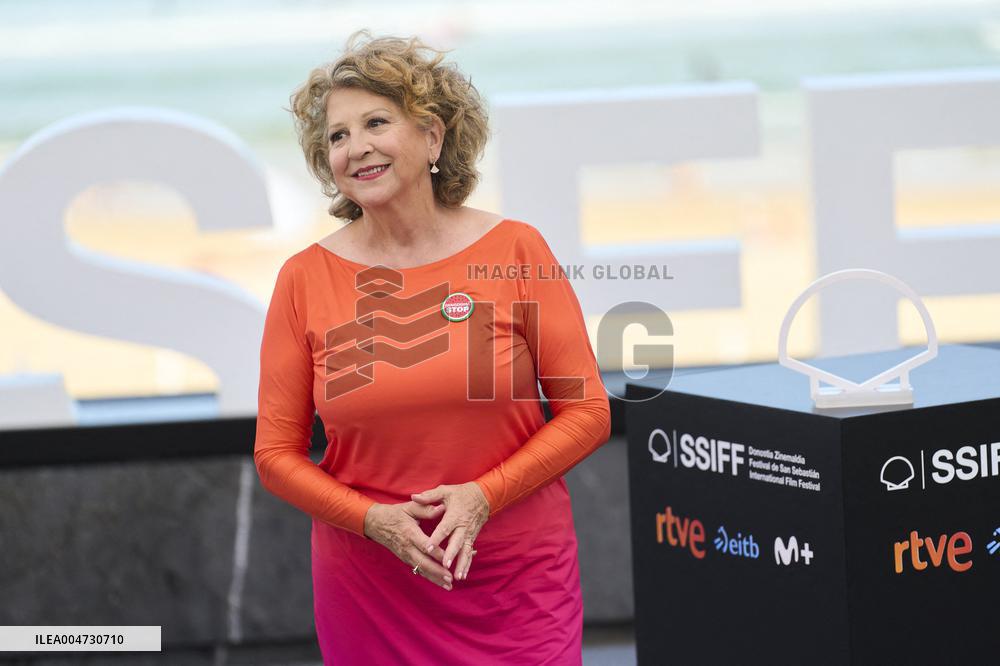 San Sebastian Film Festival - Esther Garcia At Donostia Award Photocall