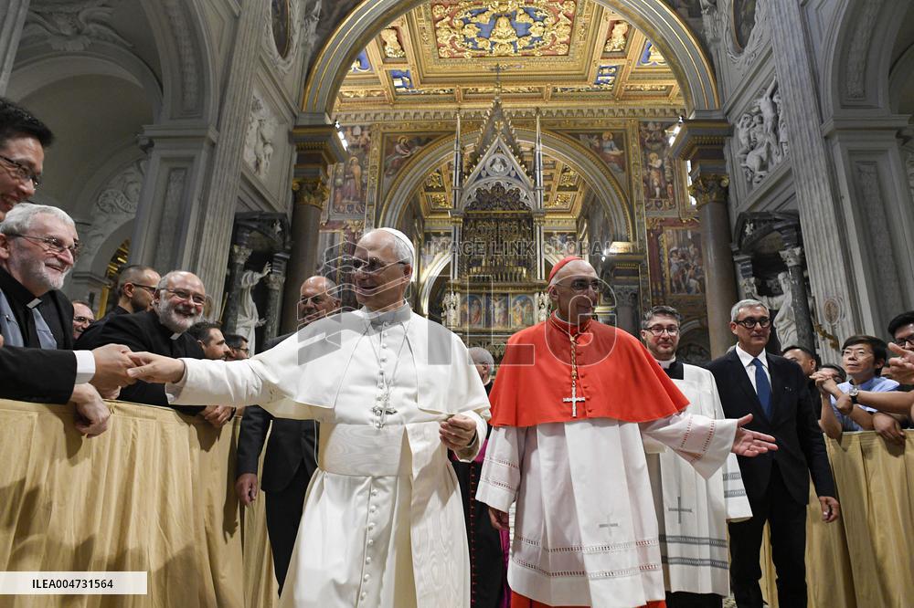 Pope Leo XIV Attends The Diocesan Assembly of Rome