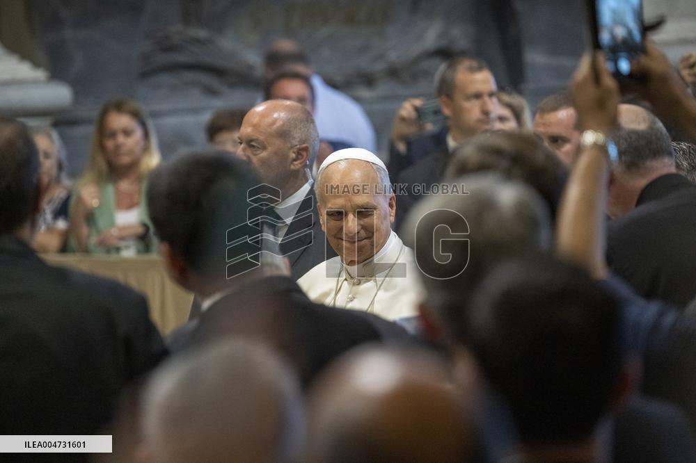 Pope Leo XIV Attends The Diocesan Assembly of Rome