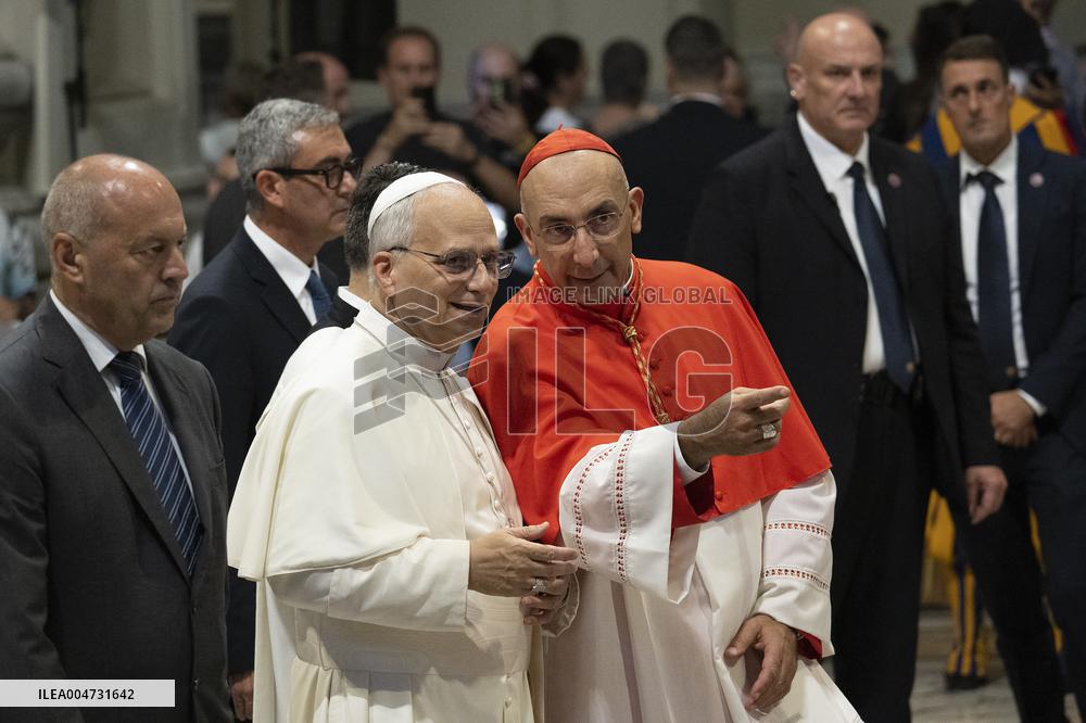 Pope Leo XIV Attends The Diocesan Assembly of Rome