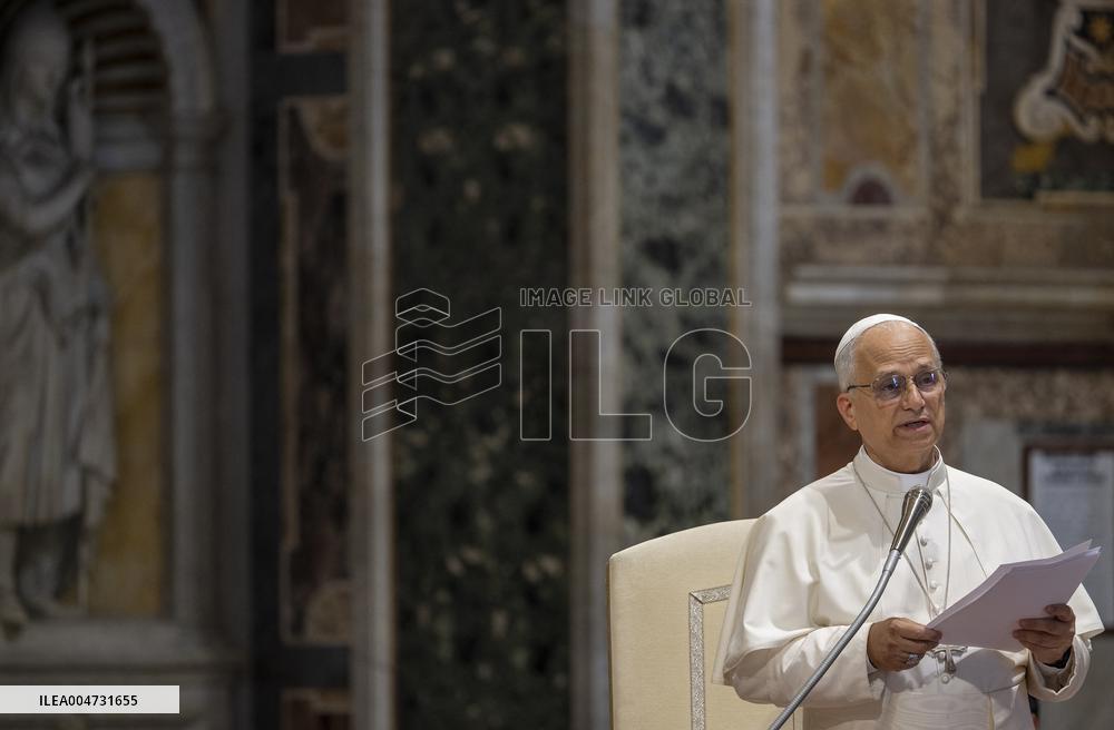 Pope Leo XIV Attends The Diocesan Assembly of Rome