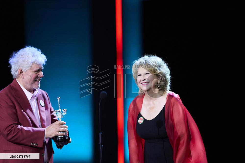 73rd San Sebastian International Film Festival: ‘Pedro Almodovar, Agustin Almodovar, Esther Garcia - Donostia Award