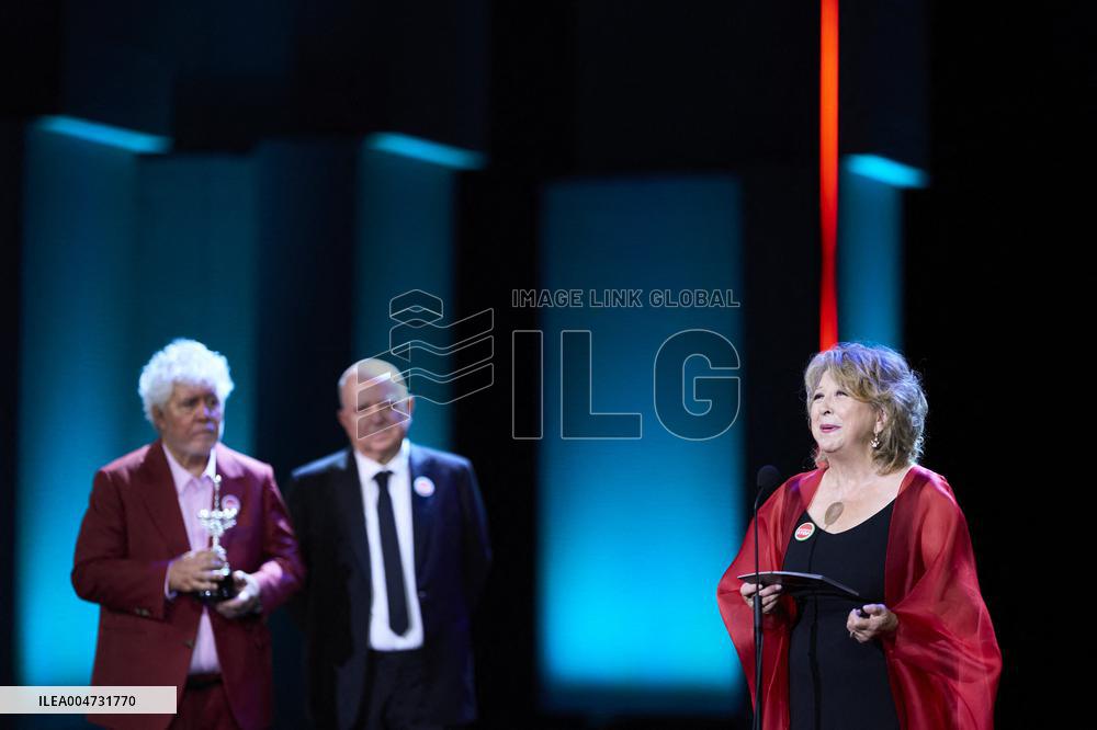 73rd San Sebastian International Film Festival: ‘Pedro Almodovar, Agustin Almodovar, Esther Garcia - Donostia Award