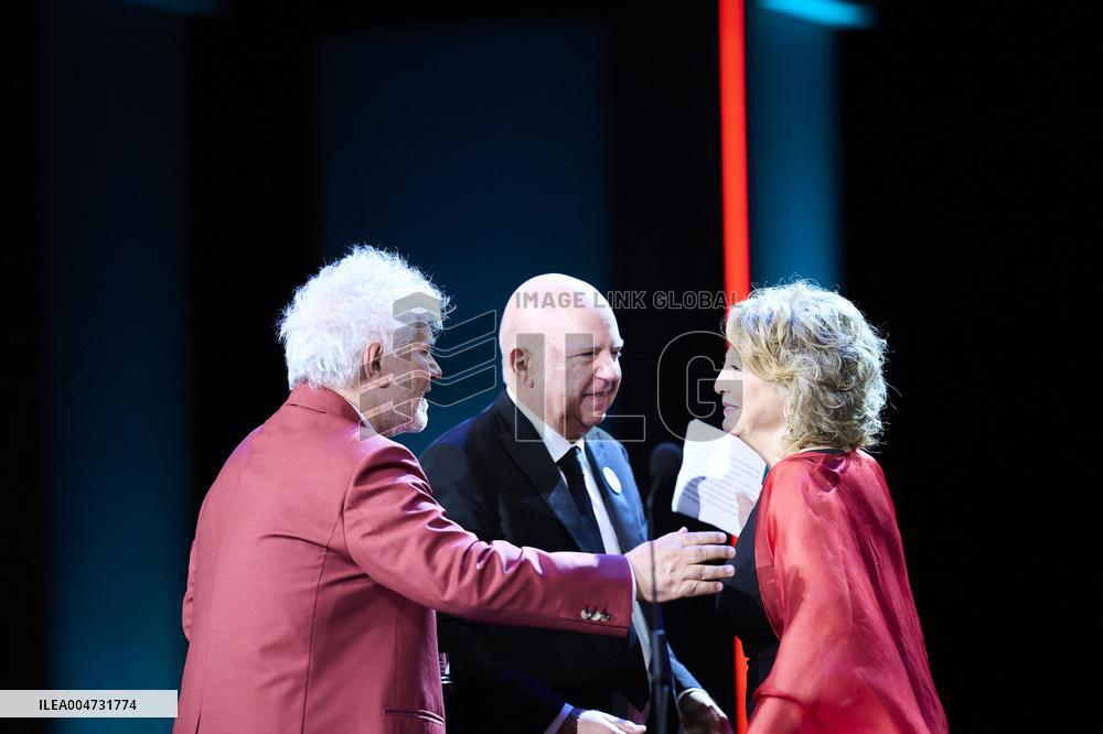 73rd San Sebastian International Film Festival: ‘Pedro Almodovar, Agustin Almodovar, Esther Garcia - Donostia Award