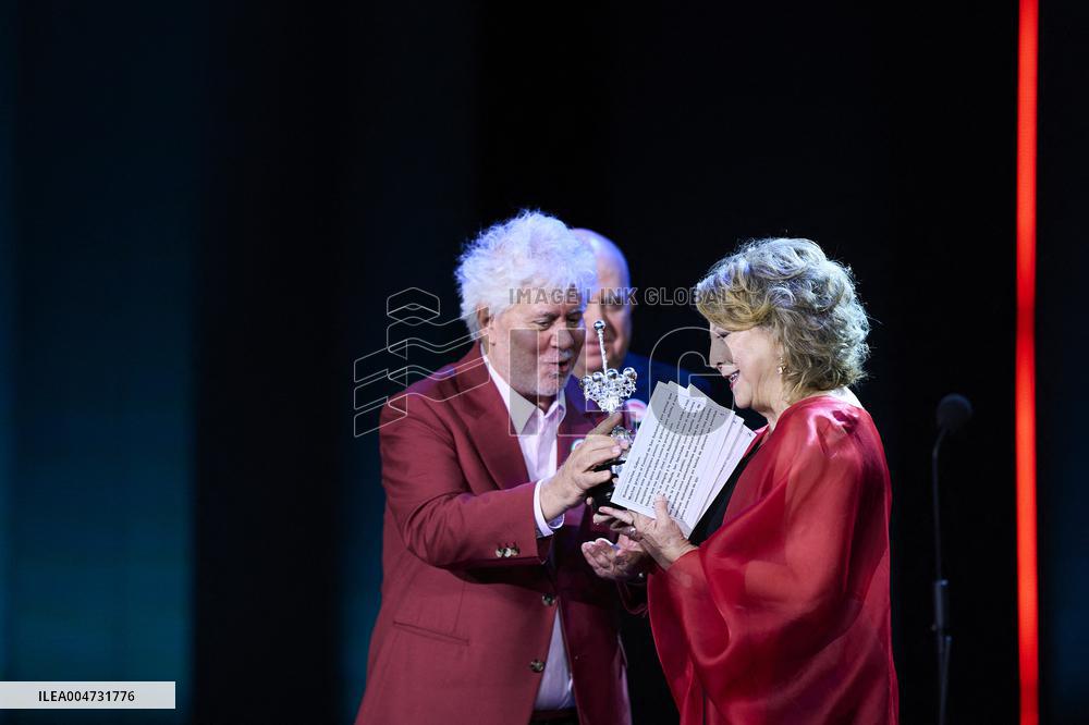 73rd San Sebastian International Film Festival: ‘Pedro Almodovar, Agustin Almodovar, Esther Garcia - Donostia Award