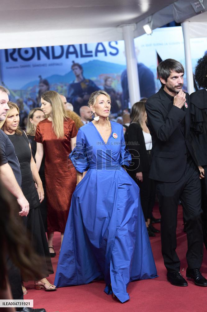 73rd San Sebastian International Film Festival - Red Carpet Opening Ceremony