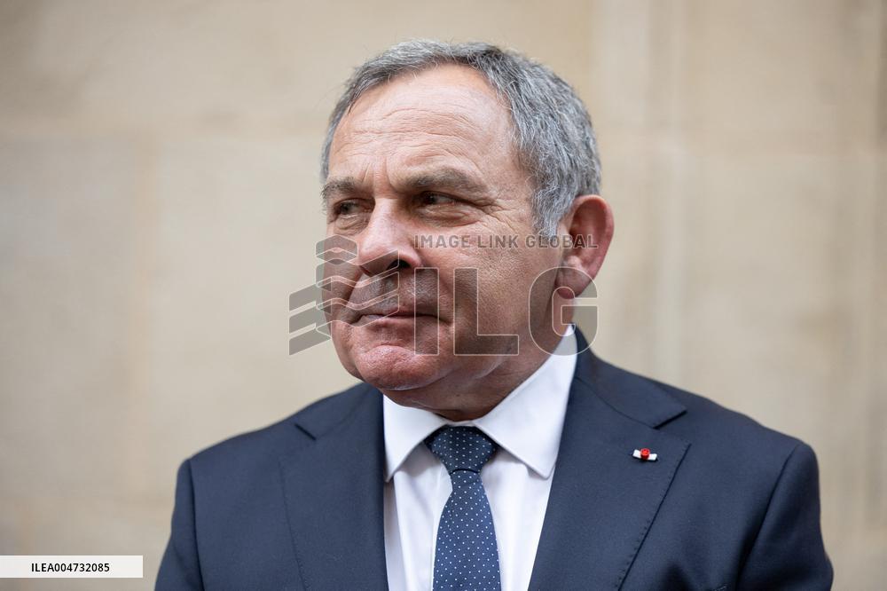 Meeting of Michel Barnier for the Partial Legislative Election - Paris AJ