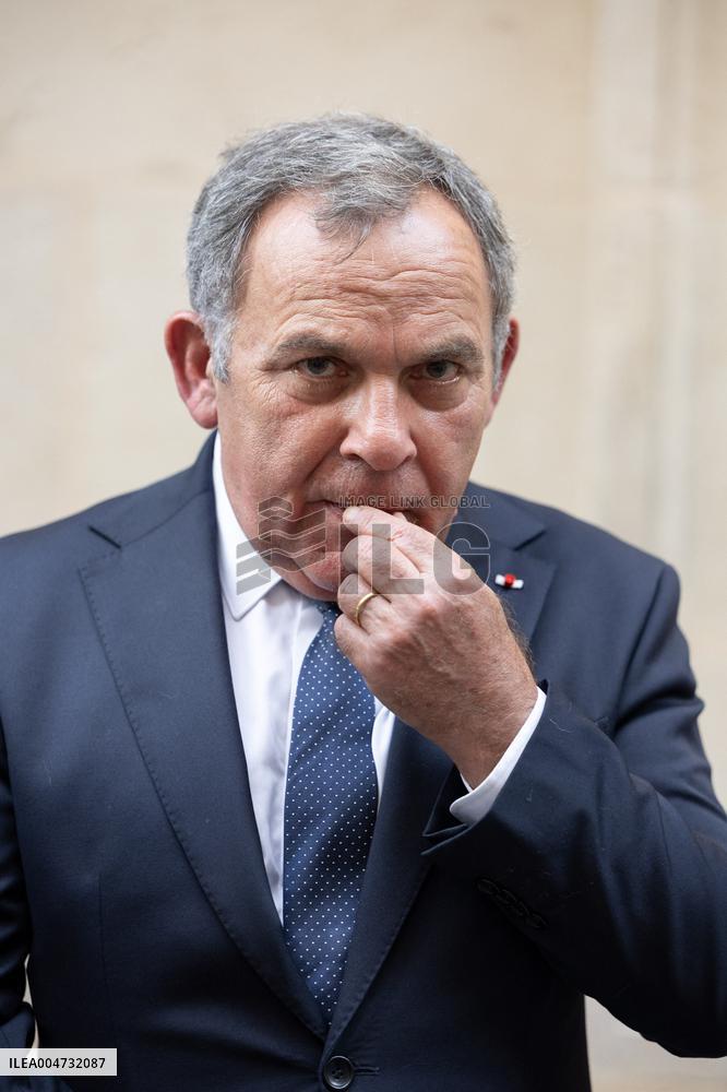 Meeting of Michel Barnier for the Partial Legislative Election - Paris AJ